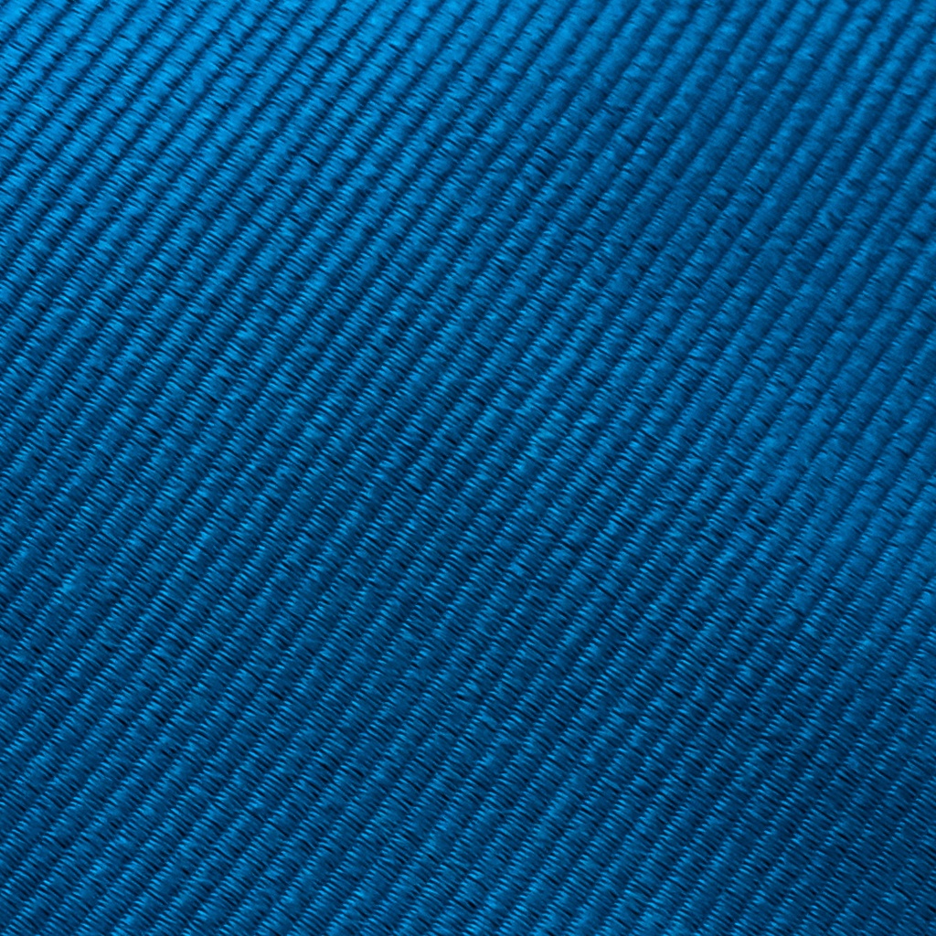 Cravate en soie bleu électrique