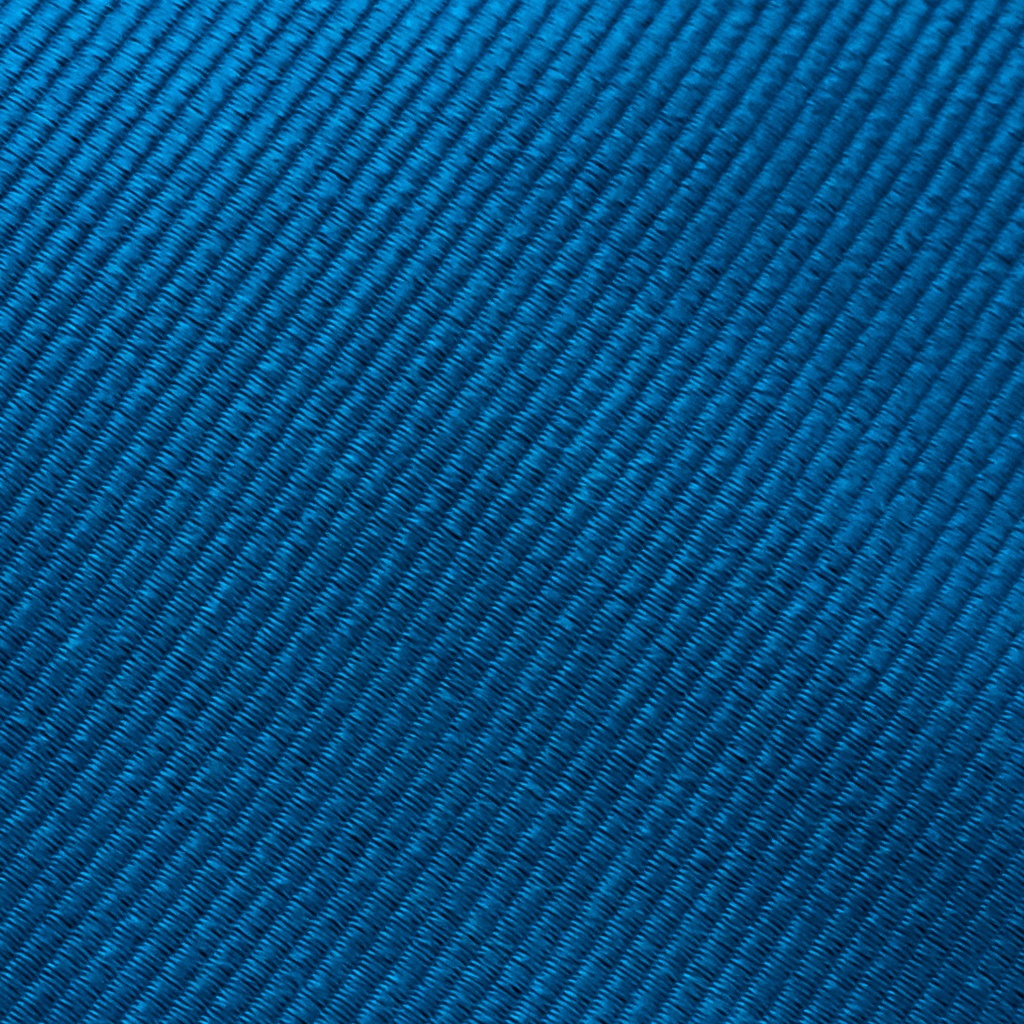 Cravate en soie bleu électrique