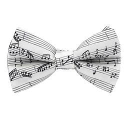 Noeud papillon "Beethoven" notes de musique