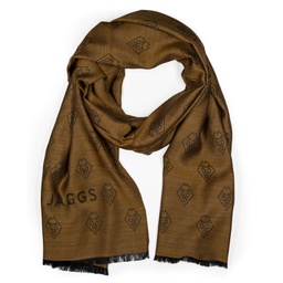 [JA.EC.LA.KILI.03] Foulard en laine & soie "Kilimandjaro" cognac