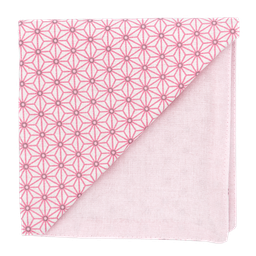 Pochette japonais "Asanoha" vieux rose
