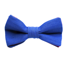 Noeud papillon jean "Royal" - Bleu roi