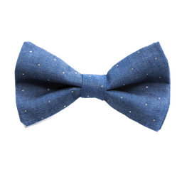 [JA.NP.JE.STRA.01] Noeud papillon jean "Strass"