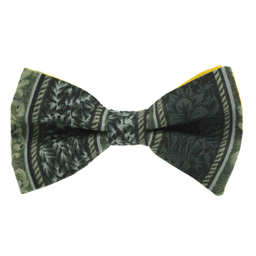 Noeud papillon "Popeye" feuilles aux tons verts