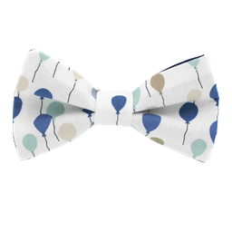 Noeud papillon "Happy Balloon" ballons bleus