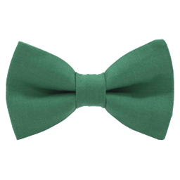 Noeud papillon uni vert foncé "Munich"