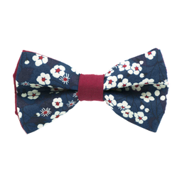 Noeud papillon Liberty "Mitsi" bleu