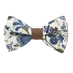 Noeud papillon Liberty "Mabelle" bleu foncé