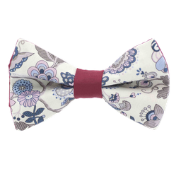 Noeud papillon Liberty "Mabelle" gris