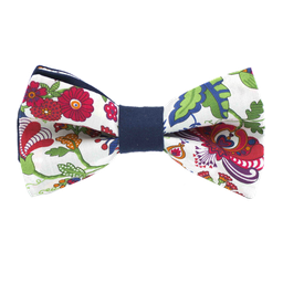 Noeud papillon Liberty "Mabelle" rouge
