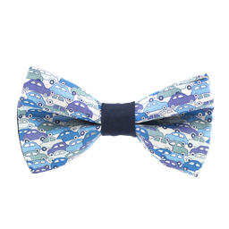 Noeud papillon Liberty "Cars" bleu