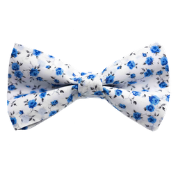 Noeud papillon Liberty "Nina" bleu