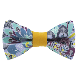 Noeud papillon Liberty "Eben" vert canard