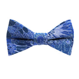 Noeud papillon Liberty "Eben" bleu