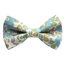 Noeud papillon Liberty "Betsy" turquoise