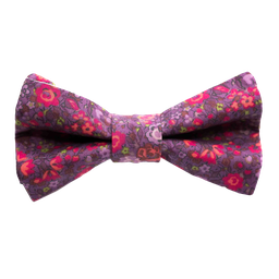 Noeud papillon Liberty "Emma and Georgina" mauve
