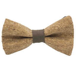 Noeud papillon en liège "Sauvignon" bague marron
