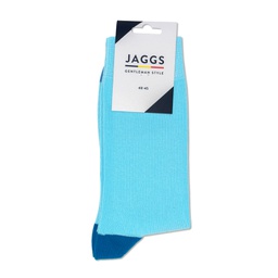 [JA.CH.UN.C4681.C3089] Chaussettes turquoise pastel en coton