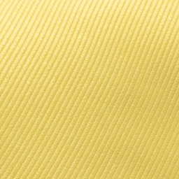 Cravate en soie jaune clair