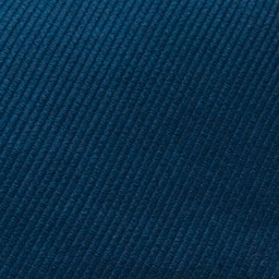 Cravate en soie bleu canard foncé