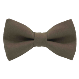 Noeud papillon uni marron "Dakar"
