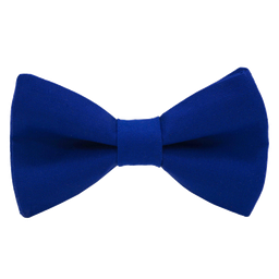 Noeud papillon uni bleu roi "Saint-Pétersbourg"