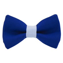 Noeud papillon uni bleu roi "Saint-Pétersbourg" bague bleu ciel