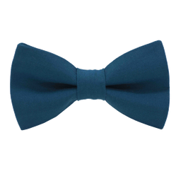 Noeud papillon uni bleu canard "Vienne"