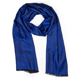 [JA.EC.LA.KILI.07] Foulard en laine & soie "Kilimandjaro" bleu roi